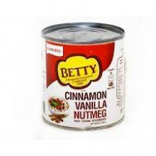 Betty Flavored sweetened (Cinnamon Vanilla Nutmeg) Condensed milk (Pack of 6)