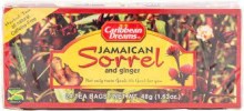 Caribbean Dreams Sorrel & Ginger Tea, 24 bags, All Natural, Caffeine Free, Herbal Tea