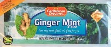 Caribbean Dreams Ginger Mint Tea, 24 tea bags